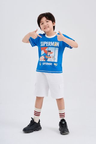 Áo thun Superman ngắn tay bé trai Rabity 100.007