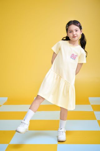 Đầm váy ngắn tay bé gái Rabity 950.097