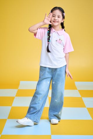 Quần jean dài bé gái Rabity 941.017