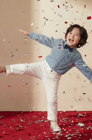 Áo sơ mi jean dài tay bé trai Rabity 912.008