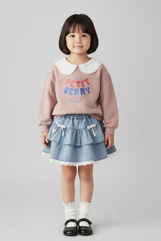 Chân váy bé gái jean Rabity 955.038