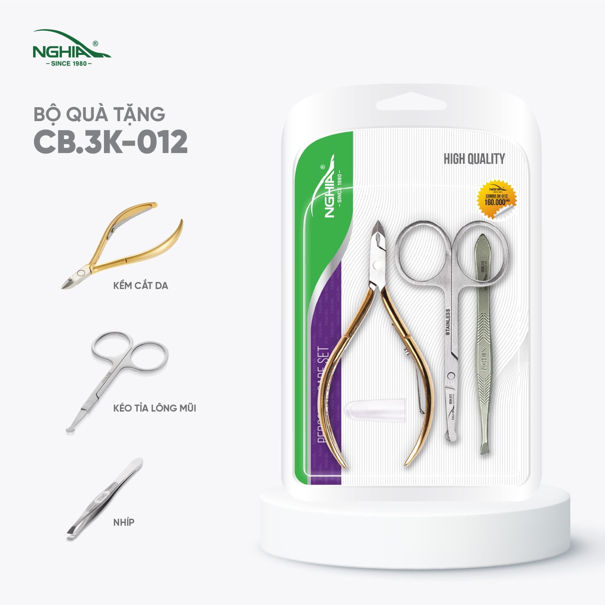  Combo 3 Sản Phẩm Kềm Nghĩa CB.3K-012 