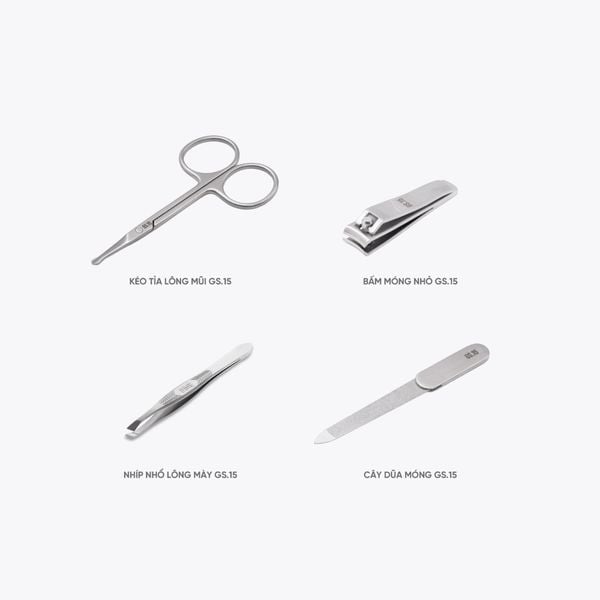  Bộ Quà Tặng Chăm Sóc Cá Nhân Gọn Nhẹ Kềm Nghĩa GS.15 