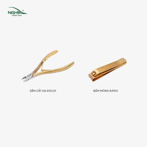  Bộ quà tặng EVO cao cấp mạ vàng Kềm Nghĩa GS.EVO-01 