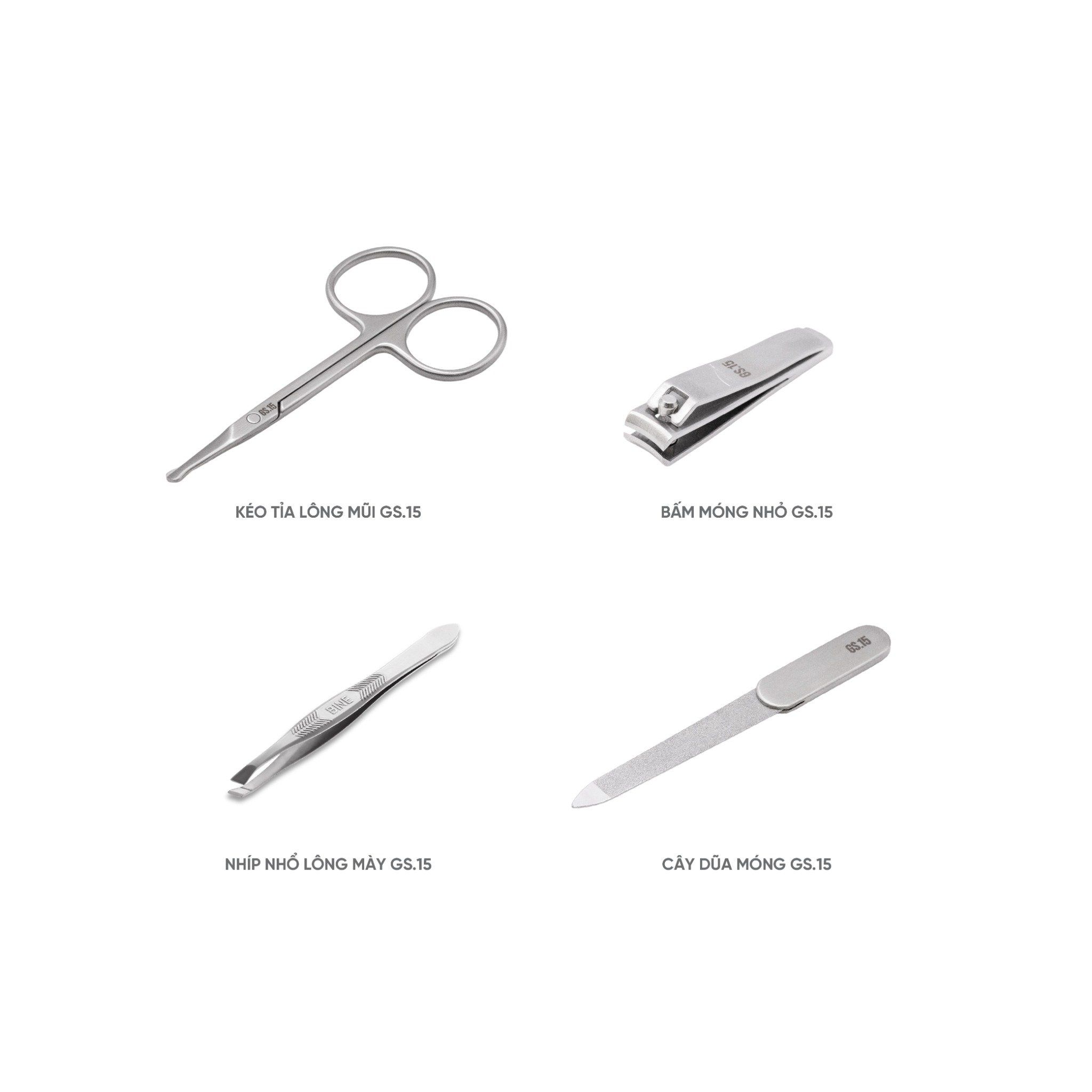  Bộ Quà Tặng Chăm Sóc Cá Nhân Gọn Nhẹ Kềm Nghĩa GS.15 