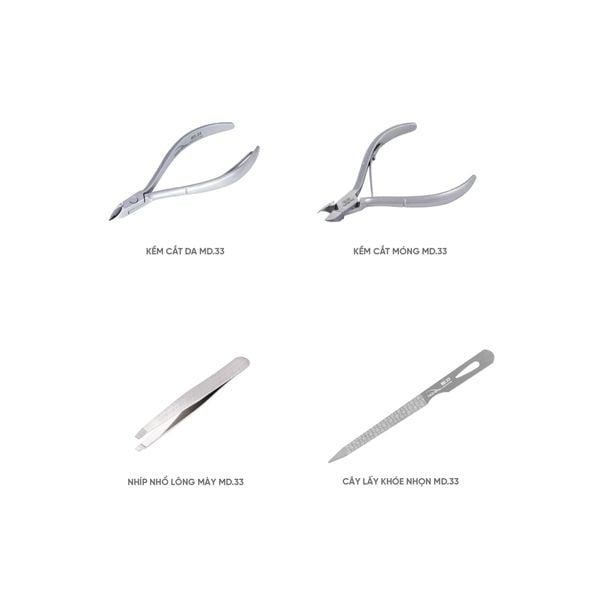  (Mẫu mới) Bộ quà tặng truyền thống Kềm Nghĩa MD.33 