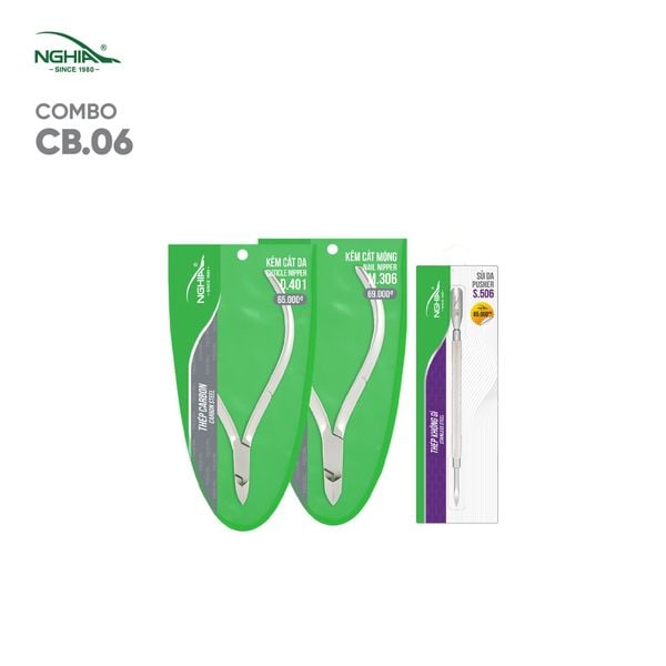  Combo Dụng cụ làm nail dành Cho Học Viên Kềm Nghĩa CB06 