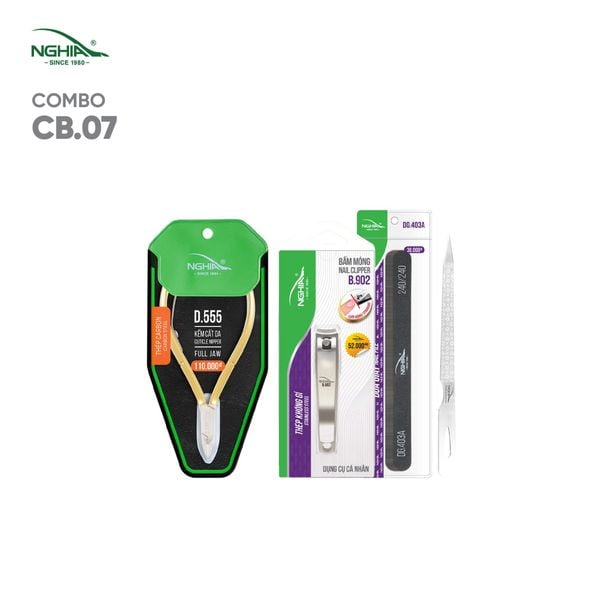  Combo Dụng cụ làm Nail dành cho Thợ Kềm Nghĩa CB07 