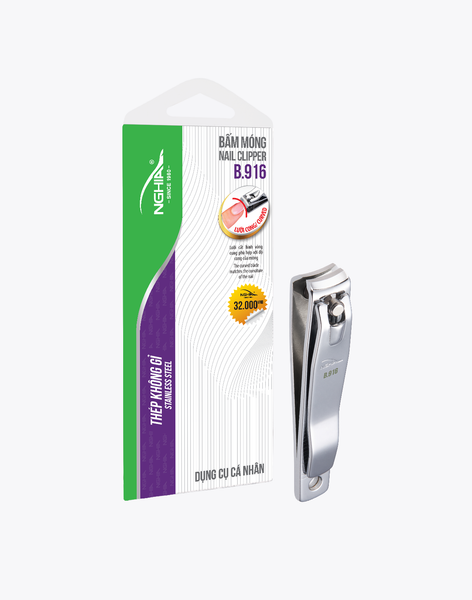  Bấm Móng Tay Thép Chuyên Dụng Lưỡi Cong Loại Lớn Kềm Nghĩa B.916 