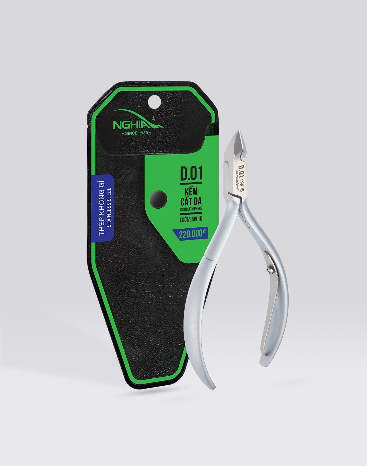  Kềm cắt da Kềm Nghĩa thép không gỉ D.01 