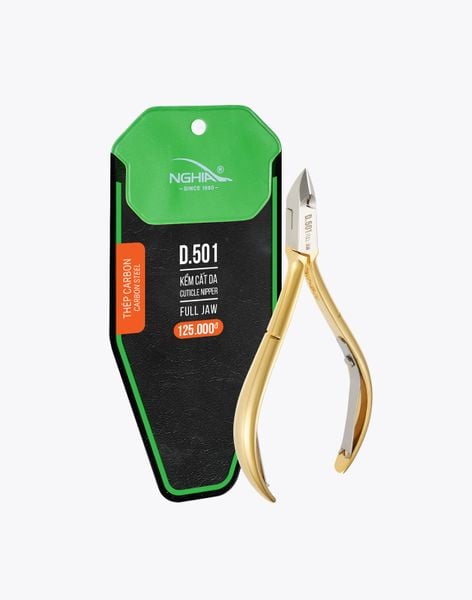  Kềm Cắt Da 2 Chống Thép Chuyên Dụng Mạ Vàng Kềm Nghĩa D.501 