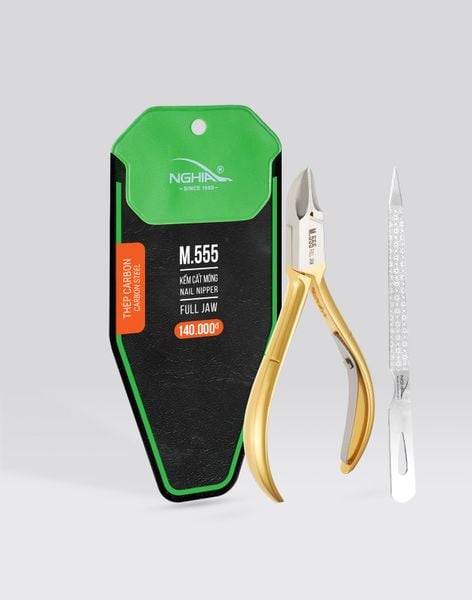  Kềm Cắt Móng Thép Chuyên Dụng Mạ Vàng Kềm Nghĩa M.555 