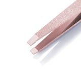  Nhíp Nhổ Lông Mày Đầu Ngang 3 Màu Inox Kềm Nghĩa N.404 