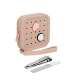  Túi đựng dụng cụ Nail cá nhân Kềm Nghĩa - NAILPOP Vuông HD.02 