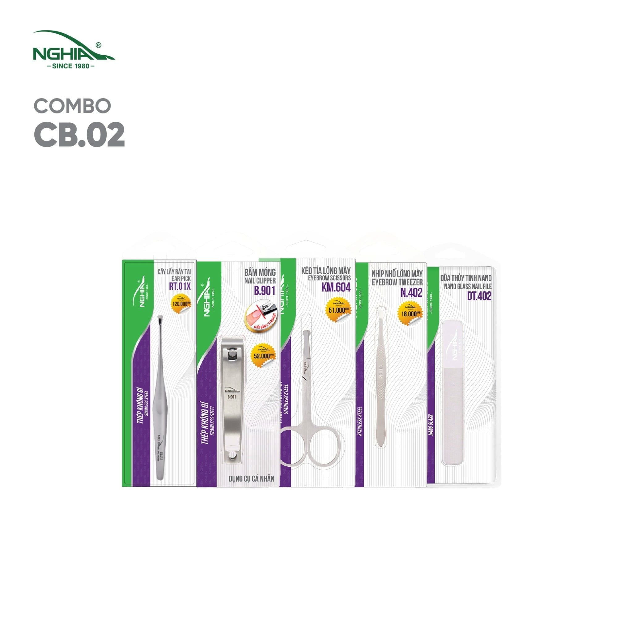  Combo dụng cụ chăm sóc đầy đủ cho Nam Kềm Nghĩa CB02 