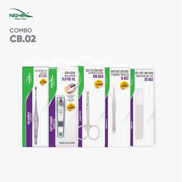  Combo Dụng Cụ Chăm Sóc Đầy Đủ Cho Nam Kềm Nghĩa CB02 