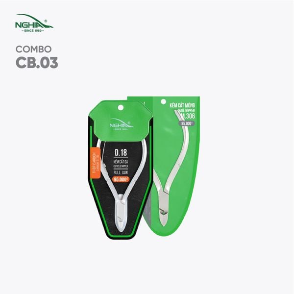  Combo Chăm Móng Gọn Nhẹ Tại Nhà Kềm Nghĩa CB03 