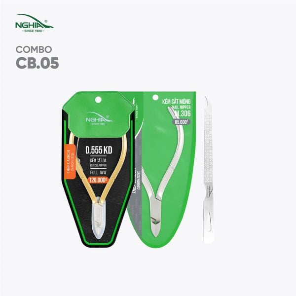  Combo Dụng Cụ Làm Nail Dành Cho Thợ, Học Viên Kềm Nghĩa CB05 