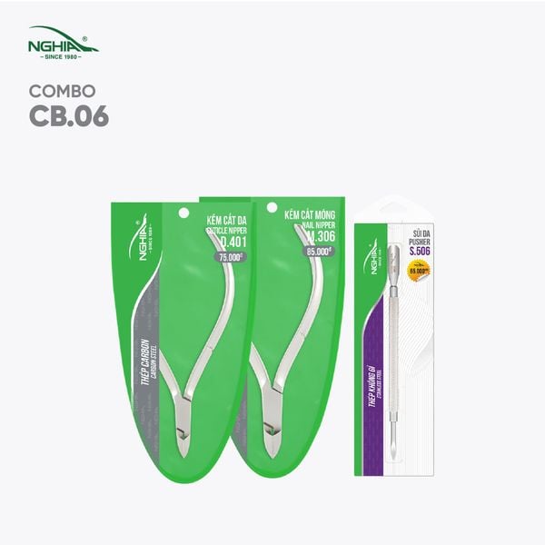  Combo Dụng Cụ Làm Nail Dành Cho Học Viên Kềm Nghĩa CB06 