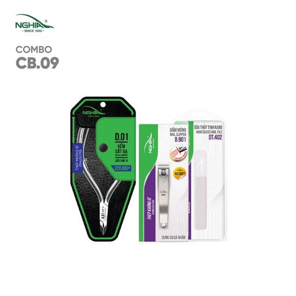  Combo Chăm Móng Tại Nhà Gọn Gàng, Chỉn Chu Kềm Nghĩa CB09 