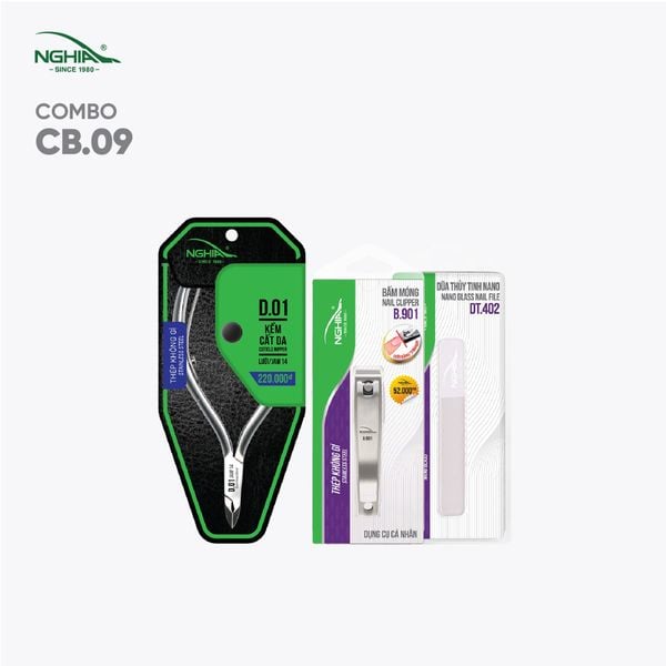  Combo Chăm Móng Tại Nhà Gọn Gàng, Chỉn Chu Kềm Nghĩa CB09 