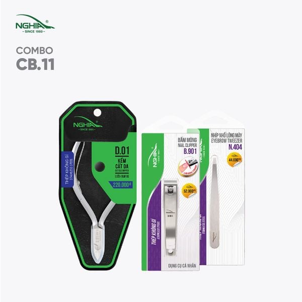  Combo Chăm Sóc Cá Nhân Cơ Bản Kềm Nghĩa CB11 