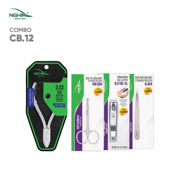  Combo Nam Tính Chỉn Chu Kềm Nghĩa CB12 