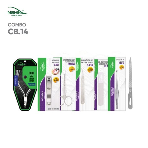  Combo chăm sóc Gia đình toàn diện Kềm Nghĩa CB14 