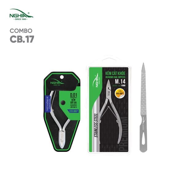  Combo 3 Món Lấy Khóe 2 Kềm Nghĩa CB17 