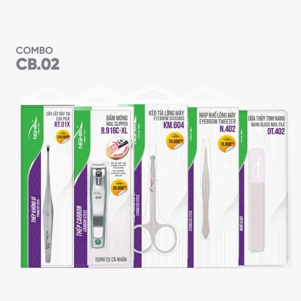  Combo Dụng Cụ Chăm Sóc Đầy Đủ Cho Nam Kềm Nghĩa CB02 