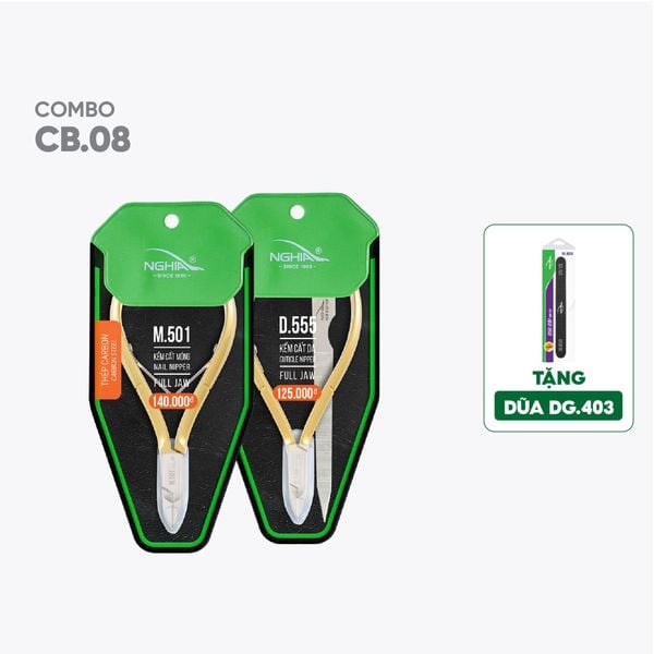  Combo Dụng Cụ Làm Nail Dành Cho Thợ Kềm Nghĩa CB08 