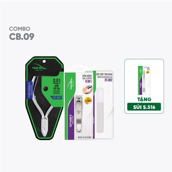  Combo Chăm Móng Tại Nhà Gọn Gàng, Chỉn Chu Kềm Nghĩa CB09 