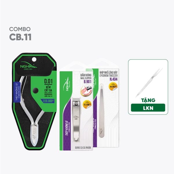 Combo Chăm Sóc Cá Nhân Cơ Bản Kềm Nghĩa CB11 