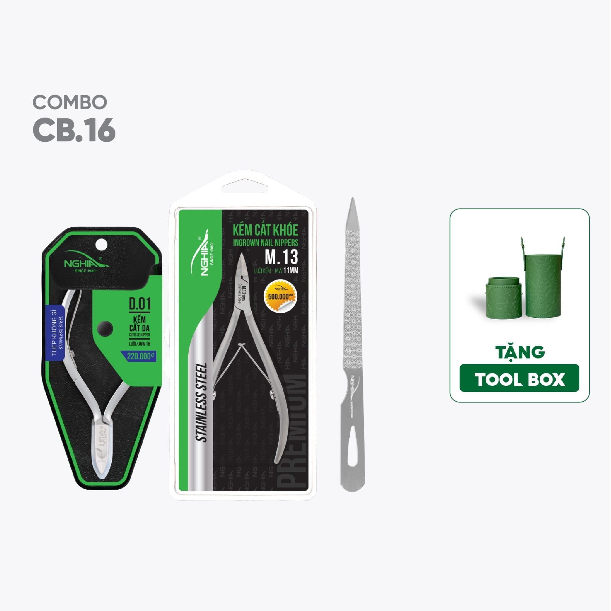  Combo 3 Món Lấy Khóe 1 Kềm Nghĩa CB16 