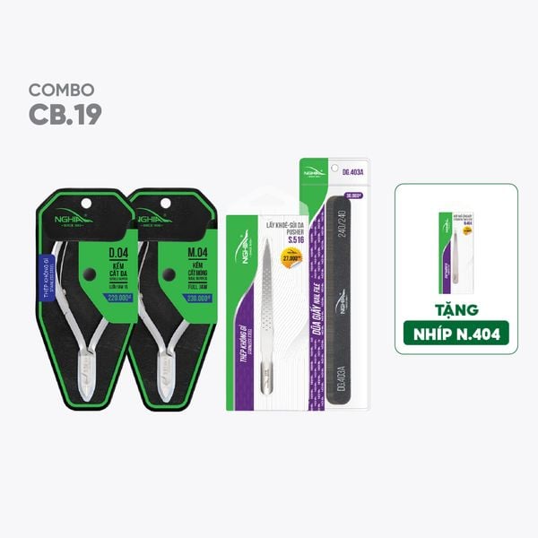  Combo Làm Nail Đầy Đủ Mang Đi Tiệm Kềm Nghĩa CB19 