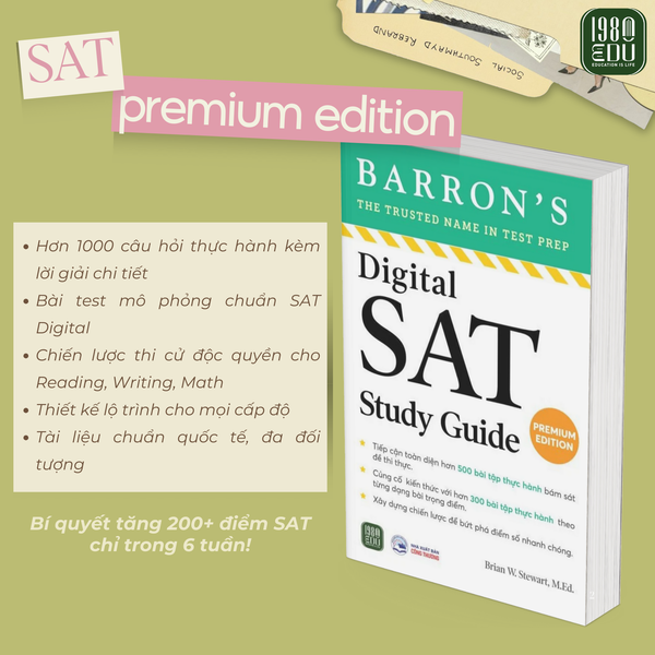 Sách - Digital SAT Study Guide Premium Edition