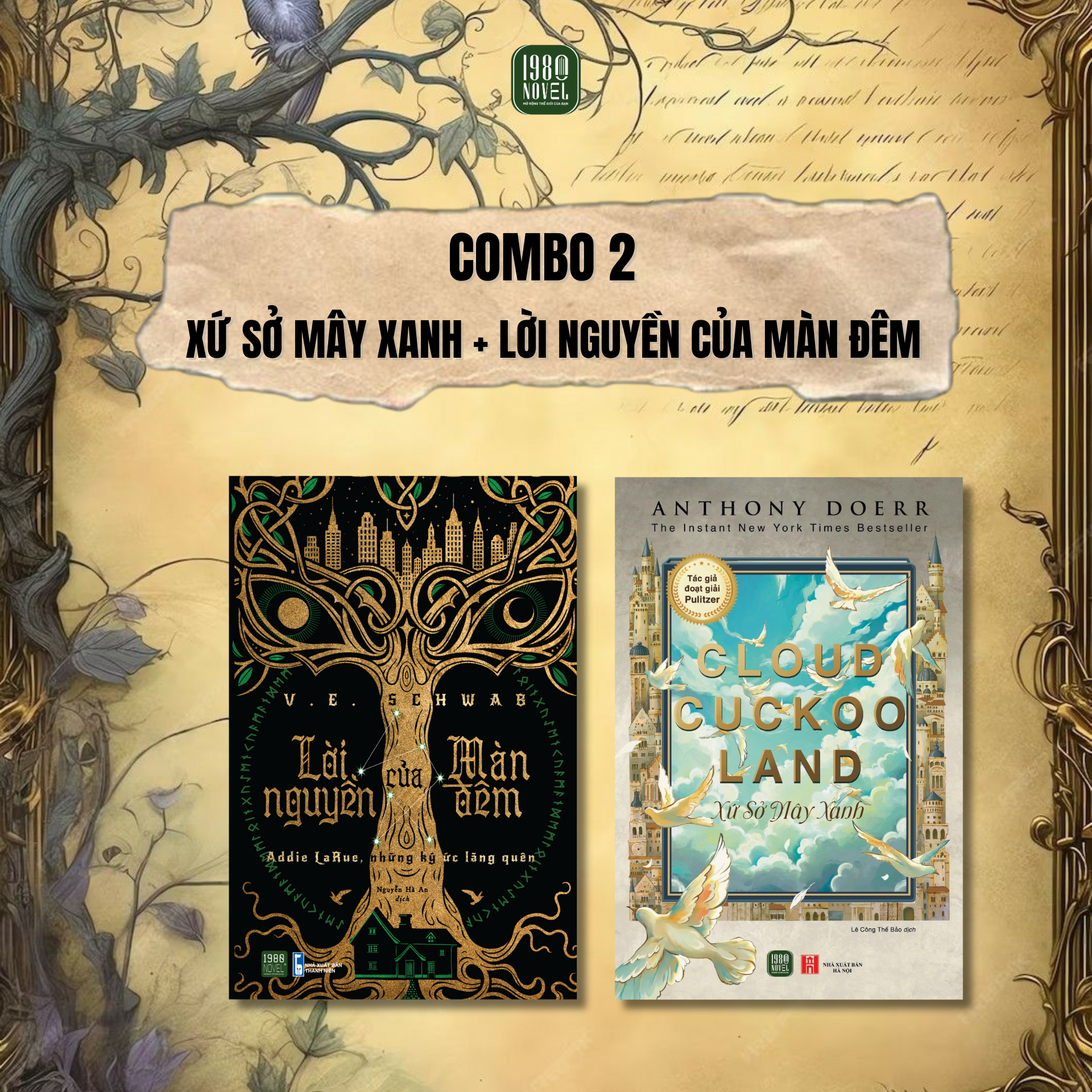  Combo 2 - Xứ sở mây xanh + Lời nguyền của màn đêm 