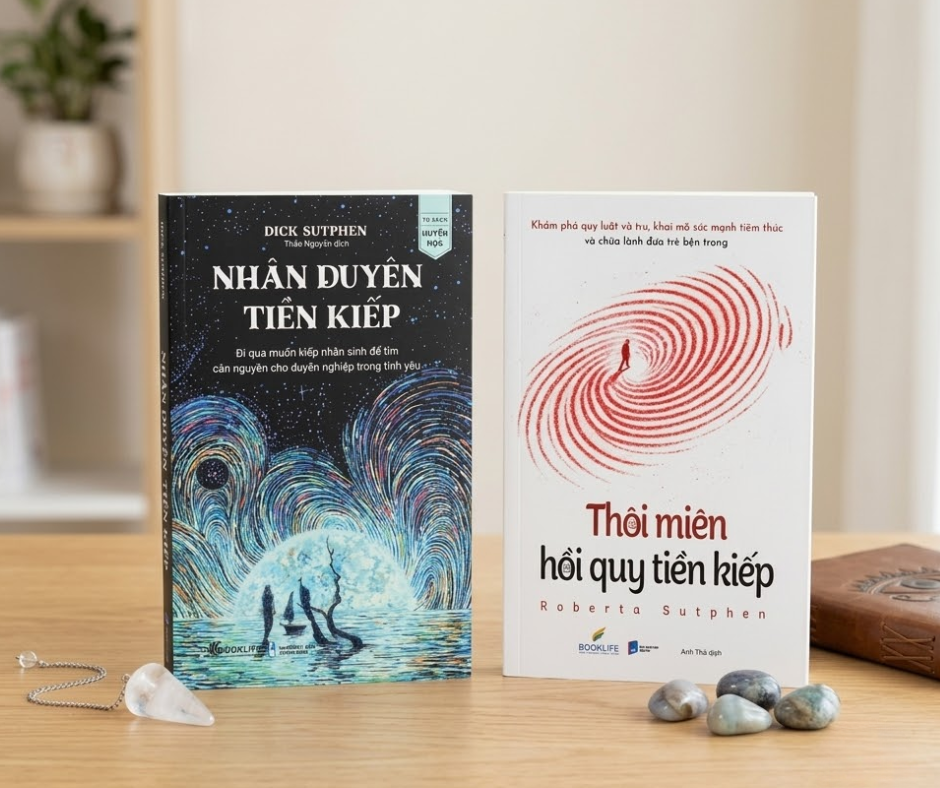  Combo 2 cuốn sách THÔI MIÊN HỒI QUY TIỀN KIẾP + NHÂN DUYÊN TIỀN KIẾP 