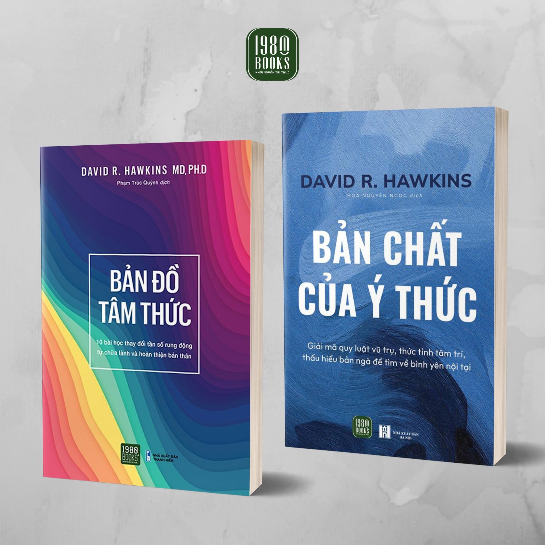  Combo 2 cuốn của tác giả David R. Hawkins: Bản đồ tâm thức + Bản chất của ý thức 