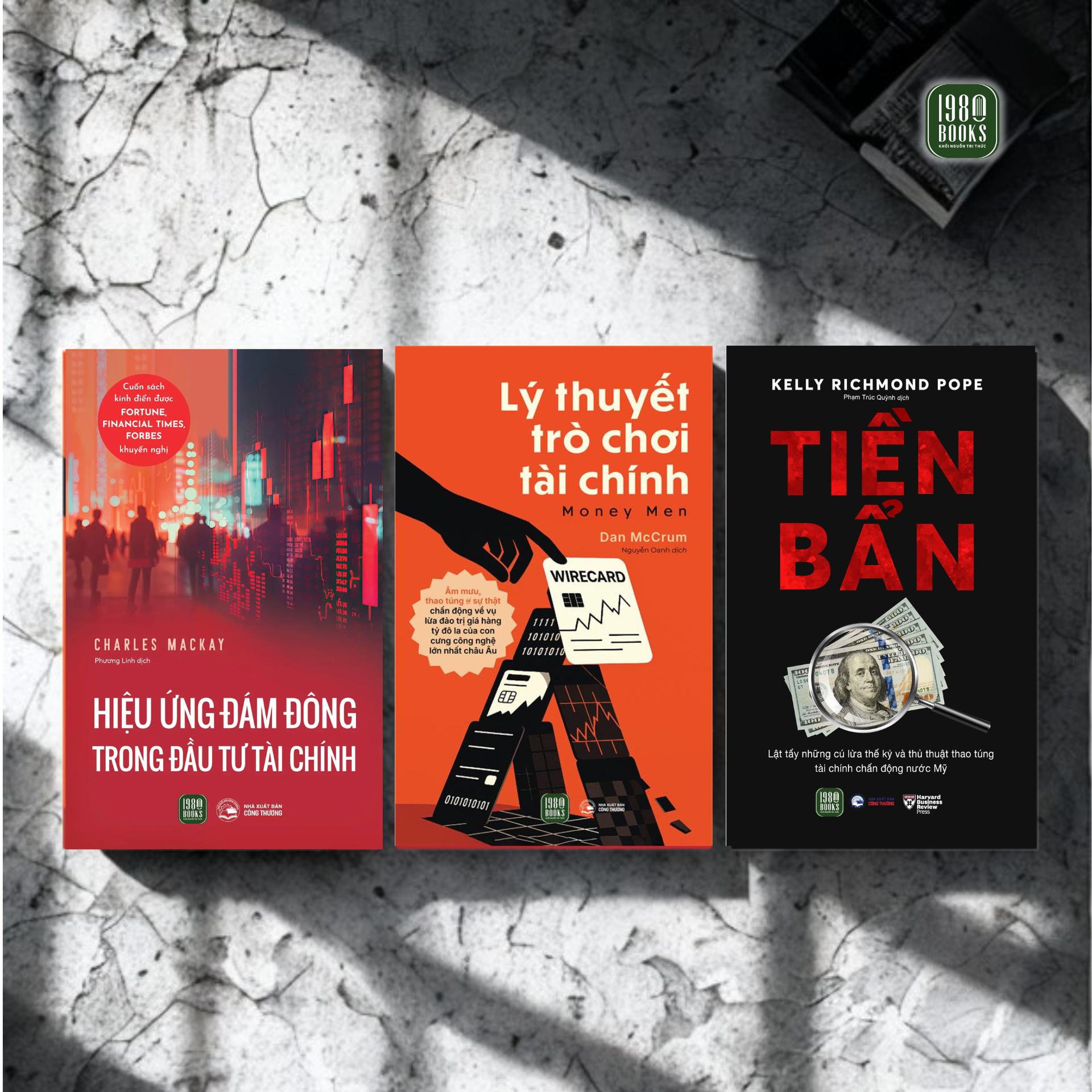  Combo 3 cuốn sách Hiệu ứng đám đông trong đầu tư tài chính + Lý thuyết trò chơi tài chính + Tiền bẩn 