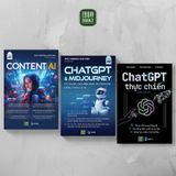  Combo 3 cuốn: Content AI + ChatGPT&Midjourney + ChatGPT thực chiến 