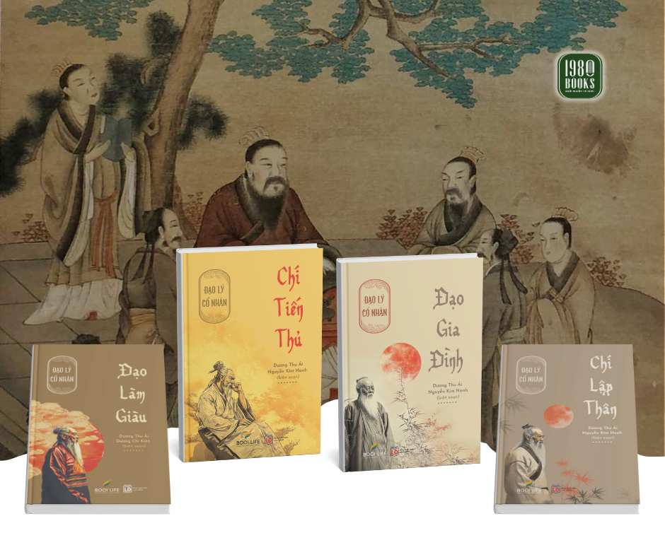  Combo 4 cuốn sách Đạo làm giàu + Đạo gia đình + Chí tiến thủ + Chí lập thân 