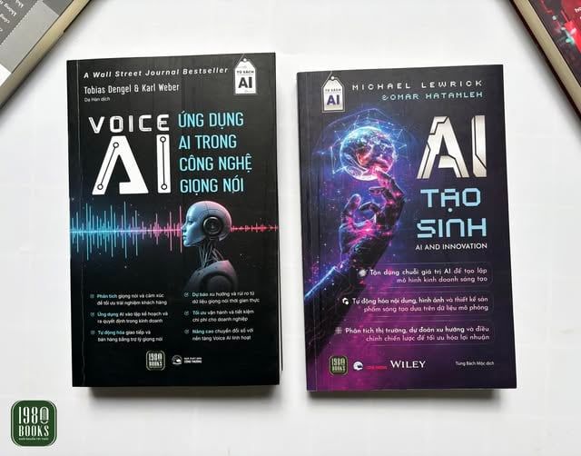  Combo 2 cuốn sách Voice AI - Ứng dụng AI trong công nghệ giọng nói + AI tạo sinh 