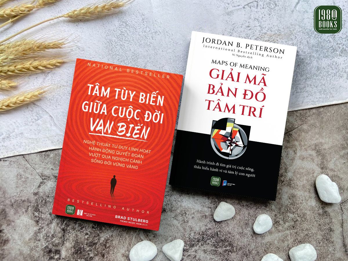  Combo 2 cuốn sách Giải mã bản đồ tâm trí + Tâm tùy biến giữa cuộc đời vạn biến 