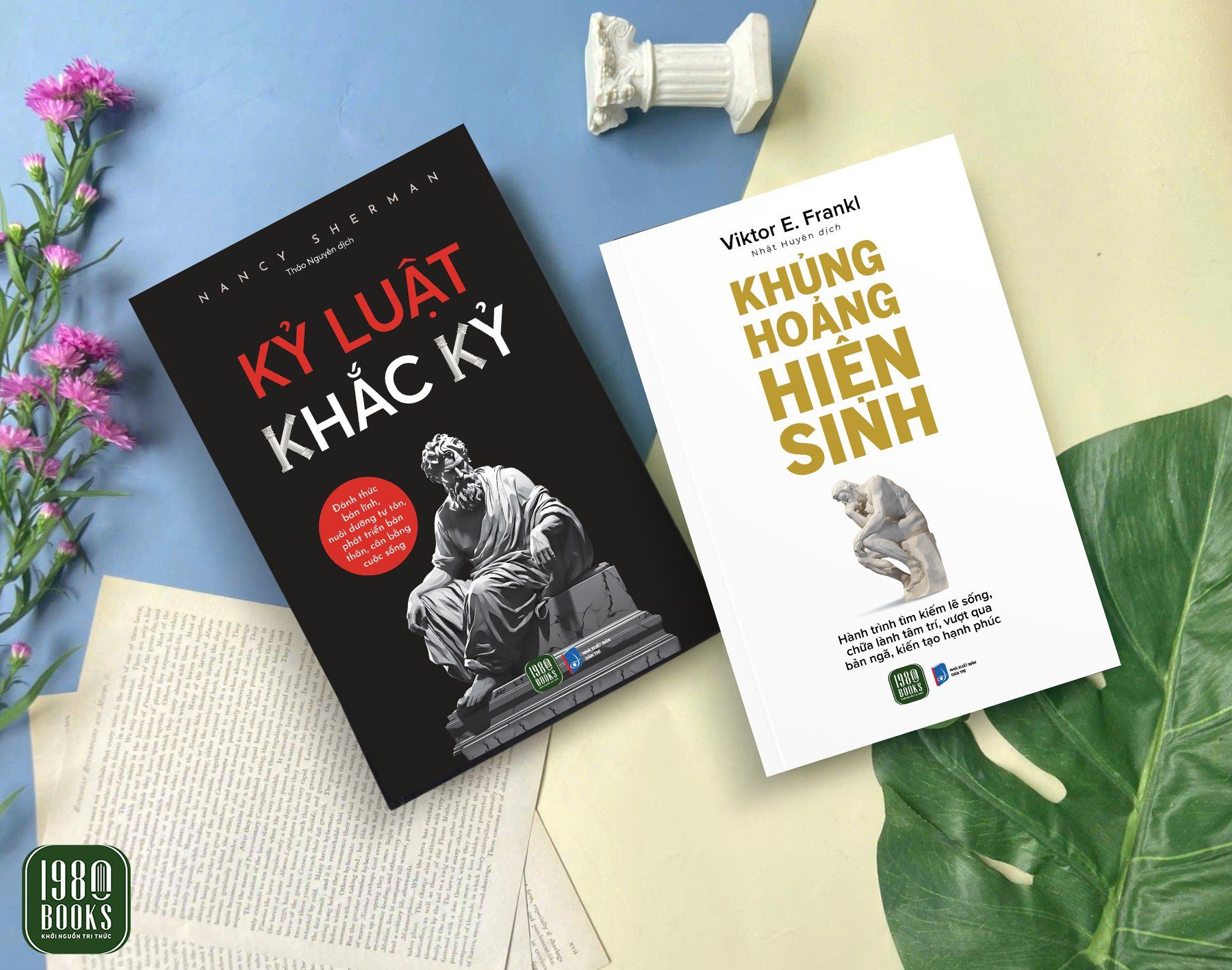  Combo 2 cuốn sách Kỷ luật Khắc Kỷ + Khủng hoảng hiện sinh 