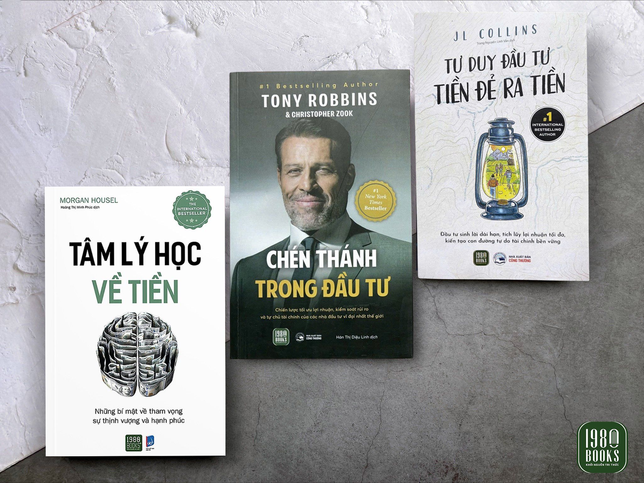  Combo 3 cuốn sách Tâm lý học về tiền + Chén thánh trong đầu tư + Tư duy đầu tư: Tiền đẻ ra tiền 
