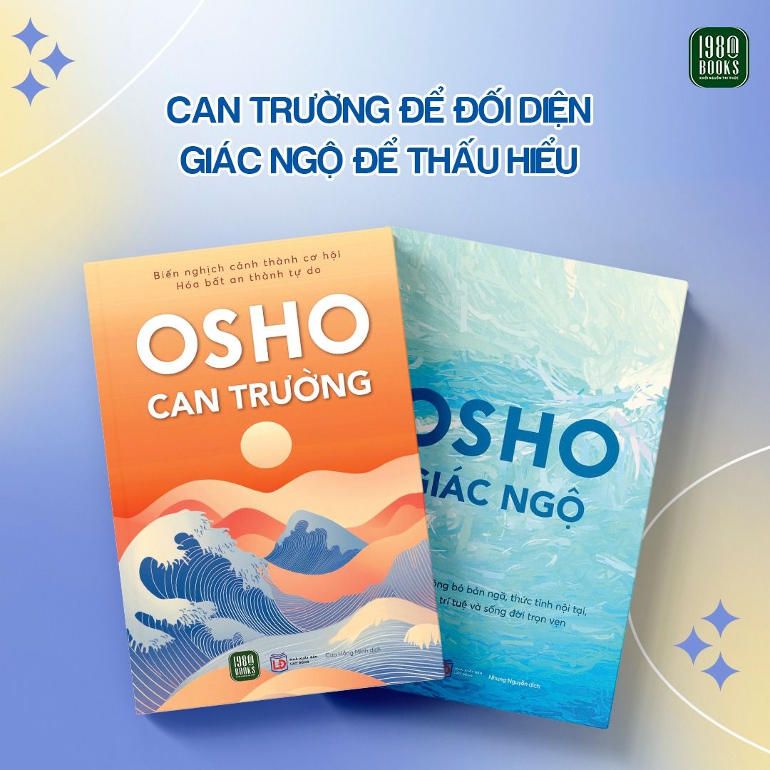  Combo 2 cuốn sách Can trường + Giác Ngộ (Osho) 