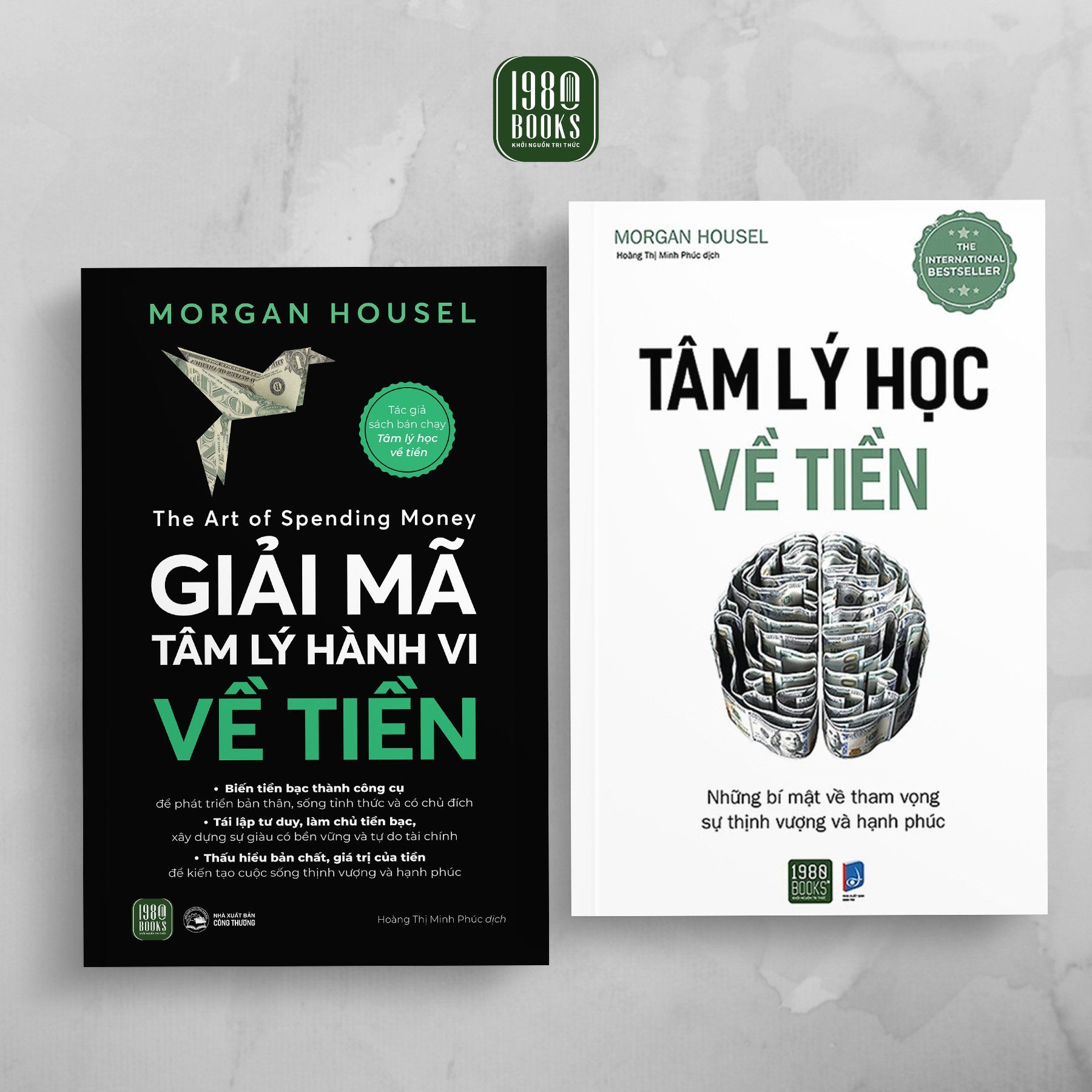  Combo sách best-seller của tác giả Morgan Housel: Tâm lý học về tiền + Giải mã tâm lý hành vi về tiền 