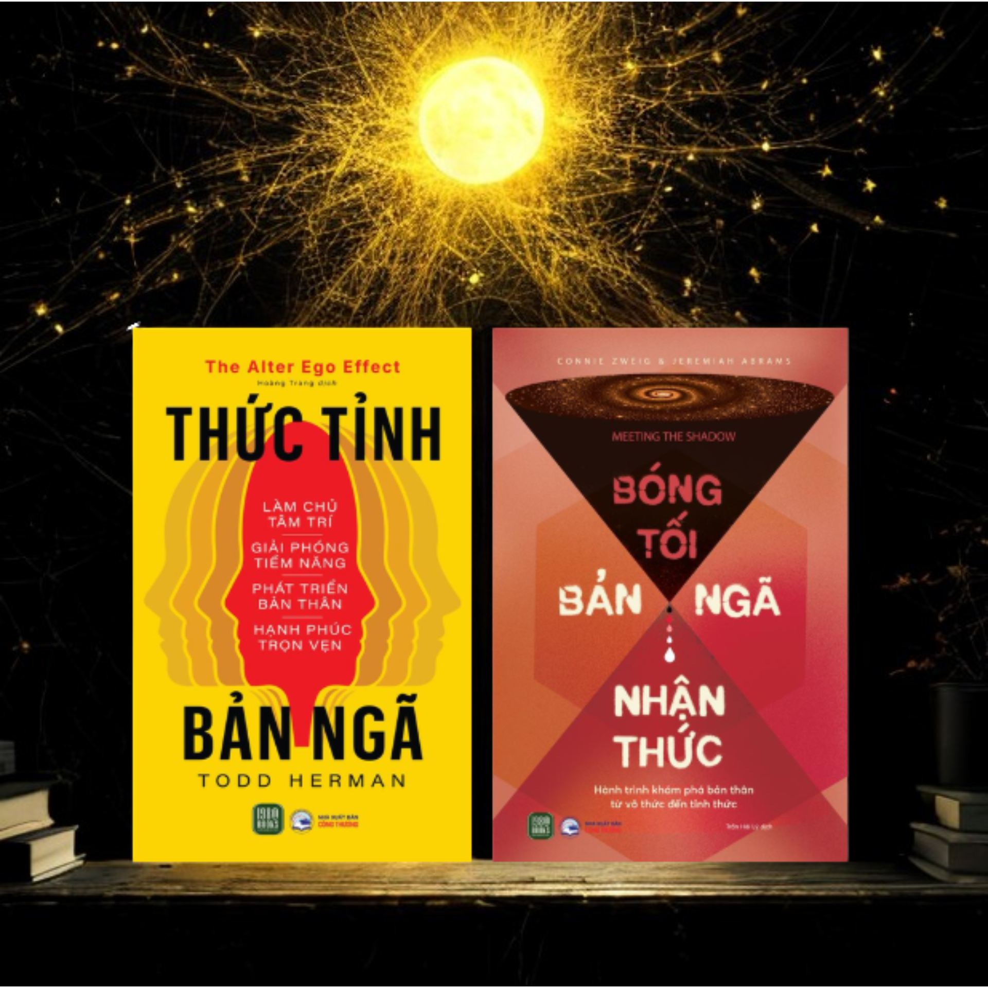  Combo 2 cuốn sách Thức tỉnh bản ngã + Bóng tối - Bản ngã - Ý thức 