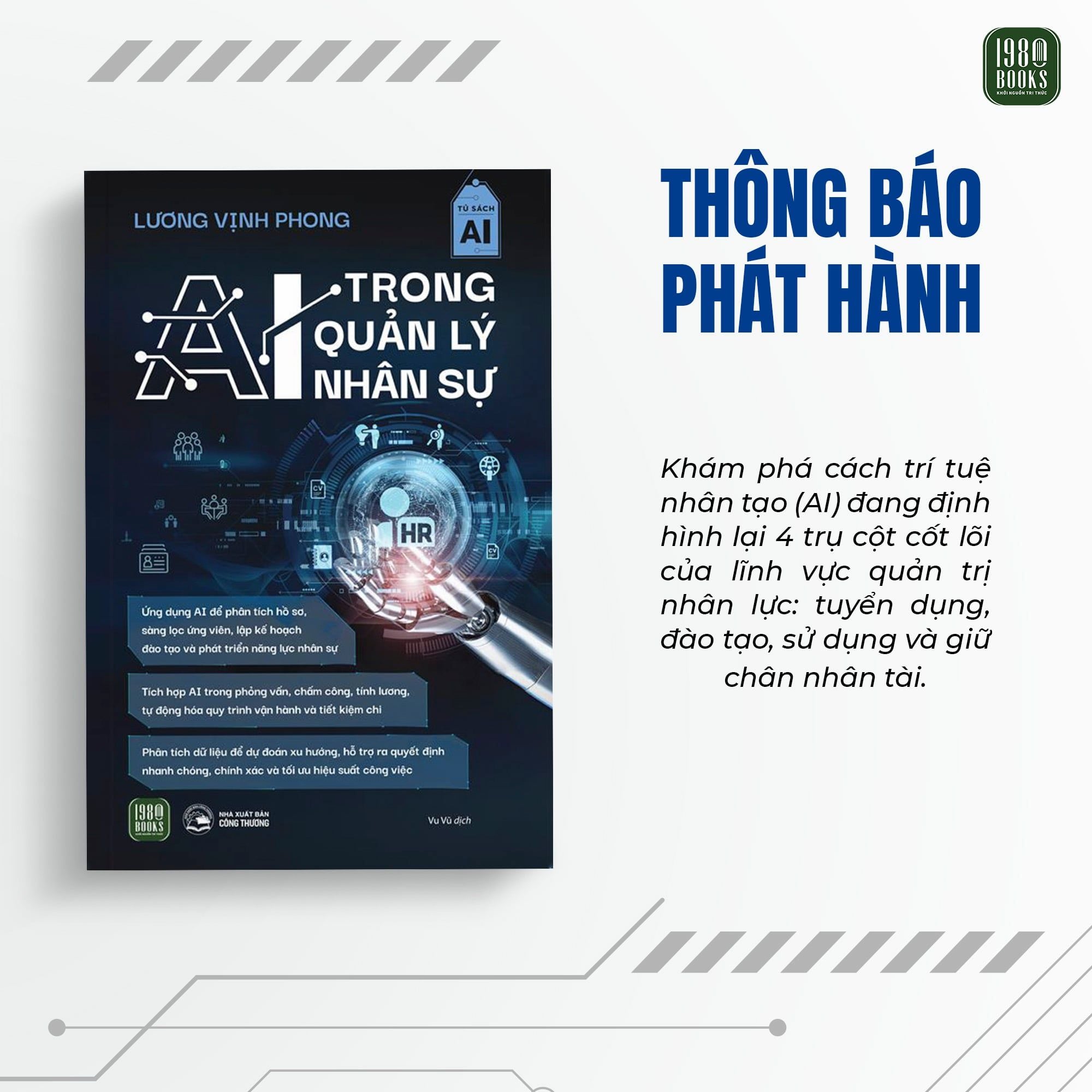  [Sách mới] AI trong quản lý nhân sự 